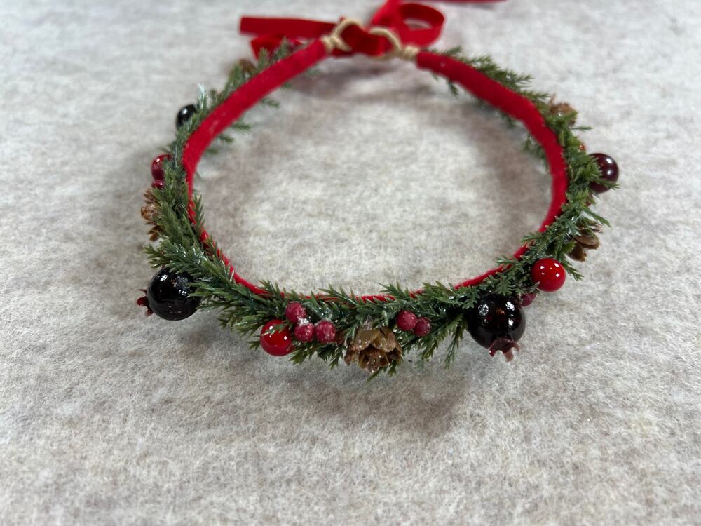 Eleina May & Co Mrs Claus Christmas Crown Halo Toddler 18"